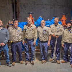 Plumbing team