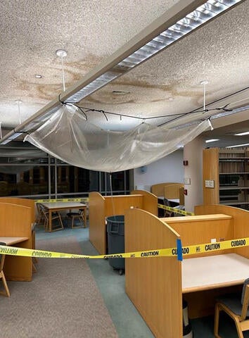 Raymond L. Orbach Science Library Roof Leak Raymond L. Orbach Science Library Facilities Services Response