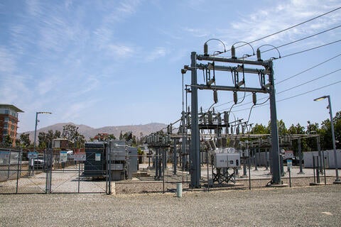 Electrical substation sits next to UCR